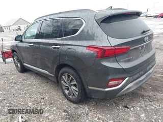 2019 Hyundai Santa Fe Limited with VIN 5NMS5CAD5KH130761, listed as a IAAI auction lot 41473255 with 61,344 mi miles. Bid and sale history available at carsss.com. Image 3.