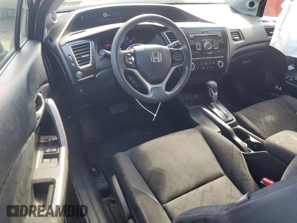 2013 Honda Civic Cpe LX with VIN 2HGFG3B53DH527761, listed as a Copart auction lot 70784624 with 95,322 mi miles and Salvage Title. Bid and sale history available at carsss.com. Image 8.
