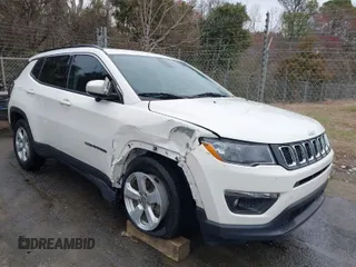 2021 Jeep Compass Latitude with VIN 3C4NJCBB4MT502179, listed as a IAAI auction lot 41759568 with 47,041 mi miles and . Bid and sale history available at carsss.com. Image 1.