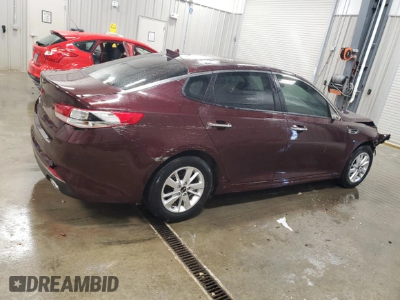 2018 Kia Optima LX with VIN 5XXGT4L33JG226648, listed as a Copart auction lot 44408405 with 78,686 mi miles and Salvage Title. Bid and sale history available at carsss.com. Image 3.