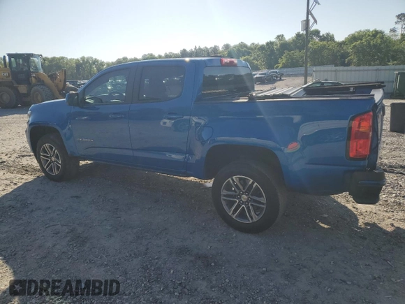 2022 Chevrolet Colorado 2WD Work Truck with VIN 1GCGSBEN9N1108434, listed as a Copart auction lot 52827165 with 77,428 mi miles and Salvage title. Bid and sale history available at DreamBid. Image 2.