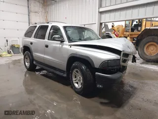 2003 Dodge Durango Sport with VIN 1D4HS38N13F575064, listed as a IAAI auction lot 41319772 with 104,819 mi miles. Bid and sale history available at carsss.com. Image 1.
