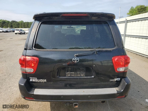 2006 Toyota Sequoia SR5 with VIN 5TDZT34A96S268232, listed as a Copart auction lot 51098655 with 240,770 mi miles and Clean Title. Bid and sale history available at carsss.com. Image 6.