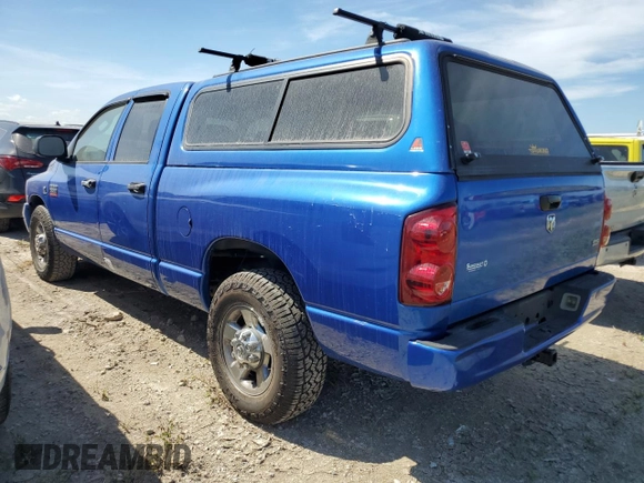 2007 Dodge Ram 2500 SLT with VIN 3D7KR28A57G817628, listed as a Copart auction lot 74386664 with 139,940 mi miles and Salvage Title. Bid and sale history available at carsss.com. Image 2.