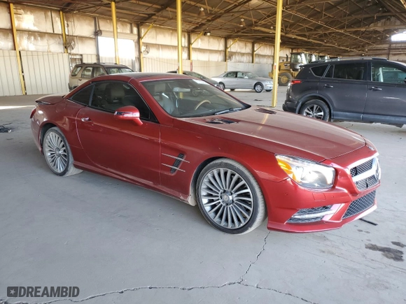2015 Mercedes-Benz SL-Class SL 550 with VIN WDDJK7DAXFF034551, listed as a Copart auction lot 87262454 with 31,926 mi miles and Salvage Title. Bid and sale history available at carsss.com. Image 4.