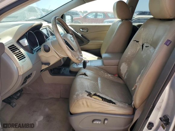 2009 Nissan Murano S with VIN JN8AZ18U99W009964, listed as a Copart auction lot 52110985 with 255,365 mi miles and Salvage Title. Bid and sale history available at carsss.com. Image 7.