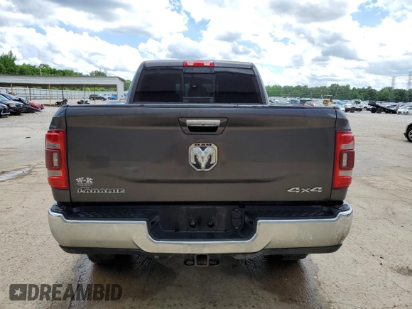 2019 Ram 2500 Laramie with VIN 3C6UR5NL0KG702140, listed as a Copart auction lot 52513015 with 63,525 mi miles and Salvage title. Bid and sale history available at DreamBid. Image 6.