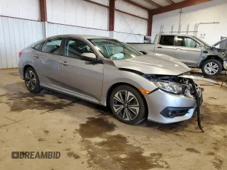 2017 Honda Civic Sedan EX-T with VIN 19XFC1F34HE203114, listed as a Copart auction lot 51485085 with 58,383 mi miles and Salvage Title. Bid and sale history available at carsss.com. Image 4.