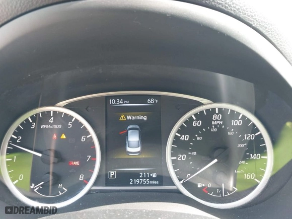 2017 Nissan Sentra SV with VIN 3N1AB7APXHY319719, listed as a IAAI auction lot 42078996 with 219,755 mi miles. Bid and sale history available at carsss.com. Image 7.