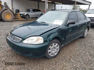 2000 Honda Civic VP with VIN 2HGEJ6615YH603265, listed as a IAAI auction lot 40861514 with 186,694 mi miles. Bid and sale history available at carsss.com. Image 2.