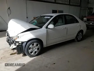 2008 Kia Spectra EX z VIN KNAFE121085498848, wystawiony jako Copart lot #50238025 z przebiegiem 180 273 mil mil oraz Szkody całkowita. Historia ofert i sprzedaży dostępna na DreamBid. Obrazek 1.