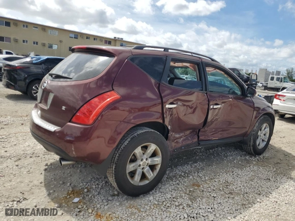 2007 Nissan Murano SL with VIN JN8AZ08T27W513948, listed as a Copart auction lot 75275684 with 173,850 mi miles and Salvage Title. Bid and sale history available at carsss.com. Image 3.