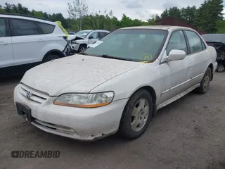 2001 Honda Accord EX z VIN 1HGCG16591A053150, wystawiony jako IAAI lot #42365043 z przebiegiem 263 431 mil mil oraz . Historia ofert i sprzedaży dostępna na DreamBid. Obrazek 2.