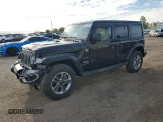 2023 Jeep Wrangler Sahara z VIN 1C4HJXEG7PW520699, wystawiony jako Copart lot #58273215 z przebiegiem 37 343 mil mil oraz Czysty tytuł • Clean title. Historia ofert i sprzedaży dostępna na DreamBid. Obrazek 1.