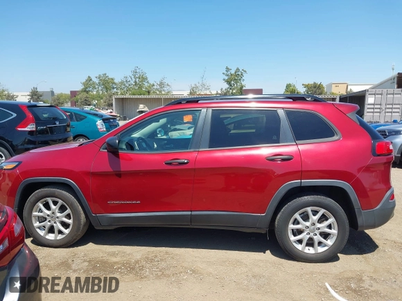 2016 Jeep Cherokee Sport with VIN 1C4PJLAB5GW281944, listed as a IAAI auction lot 42627685 with 117,954 mi miles and . Bid and sale history available at DreamBid. Image 14.