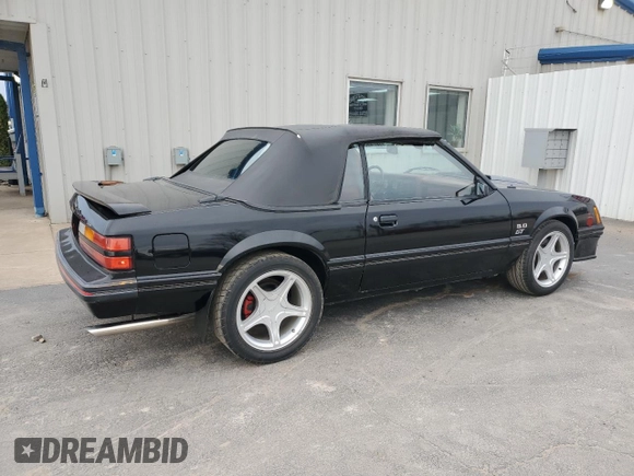 1983 Ford Mustang GT with VIN 1FABP27F0DF213498, listed as a Copart auction lot 81106344 with 13,008 mi miles and Salvage title. Bid and sale history available at DreamBid. Image 3.