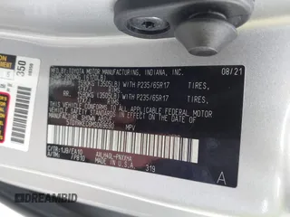 2021 Toyota Sienna XLE with VIN 5TDYRKEC6MS069690, listed as a IAAI auction lot 41841252 with 56,632 mi miles. Bid and sale history available at carsss.com. Image 9.