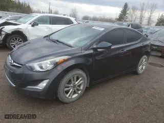 2015 Hyundai Elantra Limited with VIN KMHDH4AE3FU420098, listed as a Copart auction lot 80845944 with 235,509 mi miles and Salvage Title. Bid and sale history available at carsss.com. Image 1.