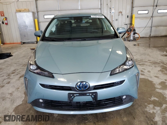 2022 Toyota Prius LE with VIN JTDL9MFU3N3034315, listed as a Copart auction lot 57041045 with 77,307 mi miles and Salvage title. Bid and sale history available at DreamBid. Image 5.