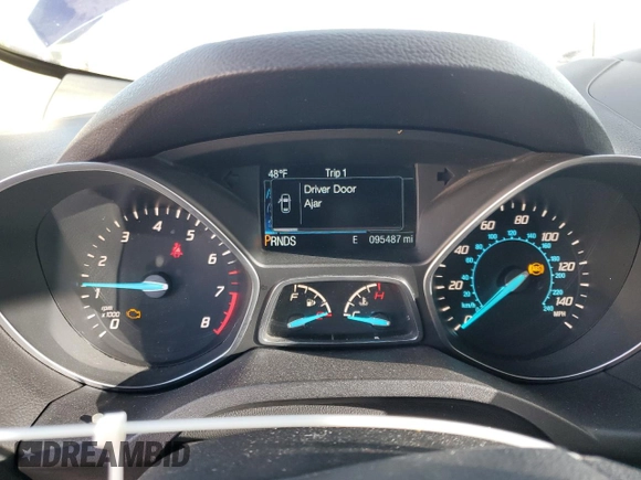 2016 Ford Escape SE with VIN 1FMCU0G92GUC66527, listed as a Copart auction lot 48370845 with 95,487 mi miles and Salvage Title. Bid and sale history available at carsss.com. Image 9.