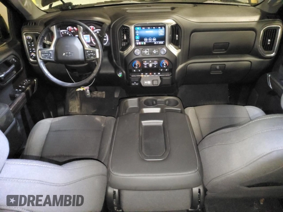 2020 Chevrolet Silverado 1500 with VIN 1GCVYEED2LZ343819, listed as a Copart auction lot 47255045 with 39,013 mi miles and Salvage Title. Bid and sale history available at DreamBid. Image 8.