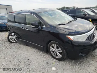 2015 Nissan Quest SV with VIN JN8AE2KP4F9126754, listed as a Copart auction lot 69391534 with 109,082 mi miles and Salvage Title. Bid and sale history available at carsss.com. Image 4.