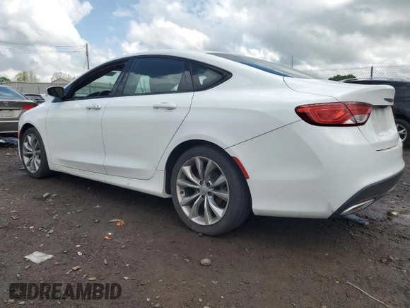 2015 Chrysler 200 S with VIN 1C3CCCBG4FN527099, listed as a Copart auction lot 55499465 with 87,403 mi miles and Salvage Title. Bid and sale history available at DreamBid. Image 2.