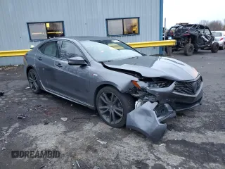 2020 Acura TLX w/A-Spec Pkg with VIN 19UUB1F66LA009170, listed as a Copart auction lot 82394443 with 61,719 mi miles. Bid and sale history available at carsss.com. Image 4.