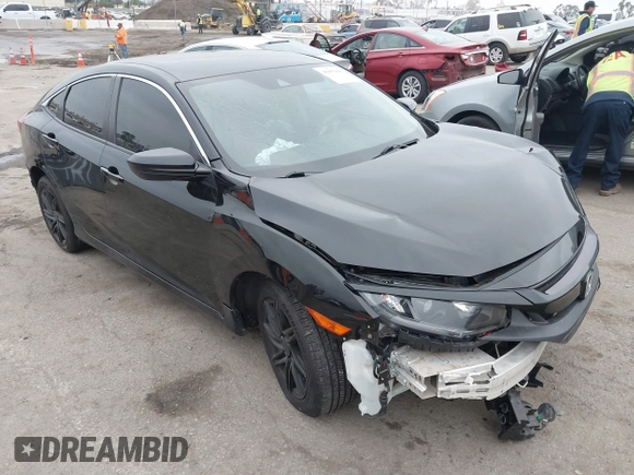 2020 Honda Civic Sedan LX with VIN 2HGFC2F69LH549643, listed as a IAAI auction lot 41852066 with 41,746 mi miles. Bid and sale history available at carsss.com. Image 1.