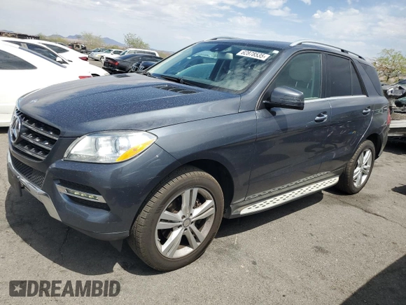 2015 Mercedes-Benz M 350 with VIN 4JGDA5HB2FA549912, listed as a Copart auction lot 62878535 with 165,125 mi miles and Clean title. Bid and sale history available at DreamBid. Image 1.