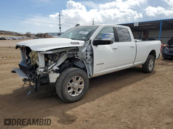2024 Ram 3500 Laramie with VIN 3C63R3JLXRG218900, listed as a Copart auction lot 46498905 with 41,630 mi miles and Salvage Title. Bid and sale history available at carsss.com. Image 1.
