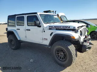 2023 Jeep Wrangler Rubicon with VIN 1C4JJXFG8PW518377, listed as a Copart auction lot 46309175 with 29,033 mi miles and Salvage Title. Bid and sale history available at carsss.com. Image 4.