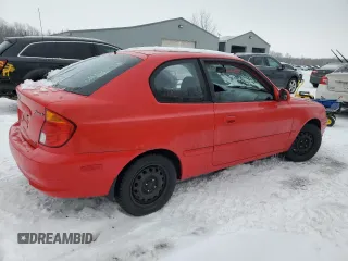2005 Hyundai Accent GLS with VIN KMHCG35C85U323172, listed as a Copart auction lot 43564385 with 192,684 mi miles and Clean Title. Bid and sale history available at carsss.com. Image 3.