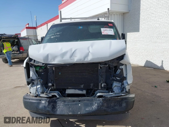 2020 Chevrolet Express Cargo with VIN 1GCWGAFP6L1275225, listed as a IAAI auction lot 41801450 with 122,683 mi miles and . Bid and sale history available at DreamBid. Image 13.
