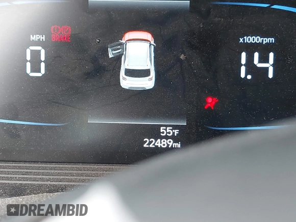 2023 Hyundai Venue SE with VIN KMHRB8A37PU237978, listed as a IAAI auction lot 41814075 with 22,489 mi miles and . Bid and sale history available at DreamBid. Image 15.