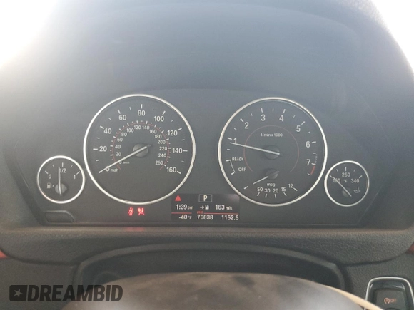 2012 BMW 3 Series 328i with VIN WBA3A5C5XCF340494, listed as a Copart auction lot 61669965 with 70,838 mi miles and Salvage title. Bid and sale history available at DreamBid. Image 9.