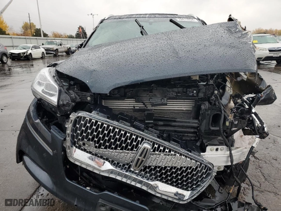 2023 Lincoln Aviator Reserve with VIN 5LM5J7XC9PGL18561, listed as a Copart auction lot 78413254 with 26,550 mi miles and Salvage Title. Bid and sale history available at carsss.com. Image 5.