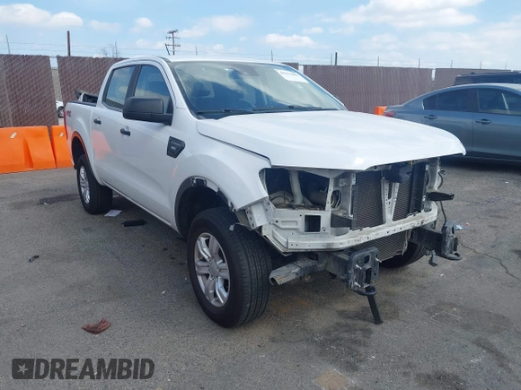 2019 Ford Ranger XL with VIN 1FTER4EH9KLA56165, listed as a IAAI auction lot 41913401 with 103,484 mi miles. Bid and sale history available at carsss.com. Image 1.