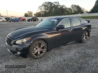 2011 Infiniti M with VIN JN1AY1AP2BM520861, listed as a Copart auction lot 80504134 with 173,316 mi miles and Salvage Title. Bid and sale history available at carsss.com. Image 1.