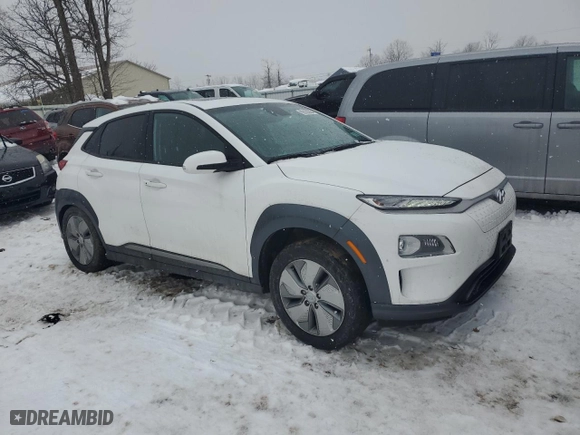 2021 Hyundai Kona Electric Limited with VIN KM8K33AG2MU131406, listed as a Copart auction lot 89162205 with 48,662 mi miles and Salvage Title. Bid and sale history available at carsss.com. Image 4.