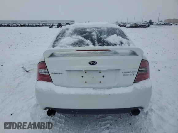 2005 Subaru Legacy GT with VIN 4S3BL686654213403, listed as a Copart auction lot 44032115 with Not provided miles and Salvage title. Bid and sale history available at DreamBid. Image 6.