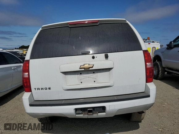 2007 Chevrolet Tahoe LS with VIN 1GNFC13C57J394040, listed as a Copart auction lot 59918355 with Not provided miles and Salvage title. Bid and sale history available at DreamBid. Image 6.