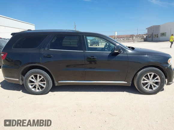 2016 Dodge Durango Limited with VIN 1C4RDHDG9GC360118, listed as a IAAI auction lot 41696388 with 217,550 mi miles. Bid and sale history available at carsss.com. Image 14.