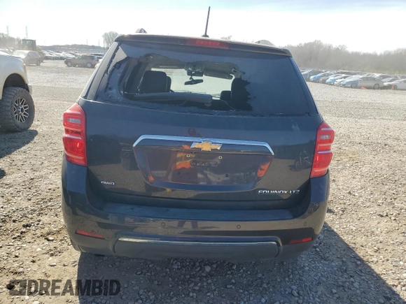 2016 Chevrolet Equinox LTZ with VIN 2GNFLGEK7G6262448, listed as a Copart auction lot 49449885 with 180,608 mi miles and Salvage Title. Bid and sale history available at carsss.com. Image 6.