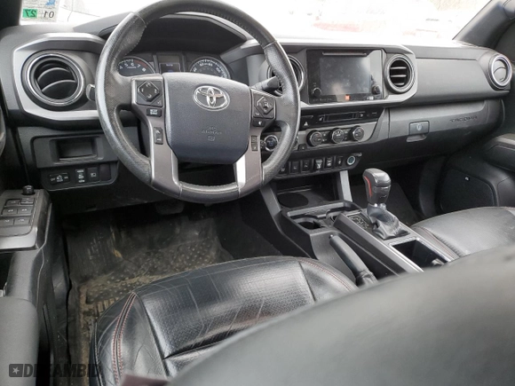 2019 Toyota Tacoma 4WD SR with VIN 5TFCZ5AN1KX185793, listed as a Copart auction lot 47190905 with 129,430 mi miles and Salvage Title. Bid and sale history available at carsss.com. Image 8.
