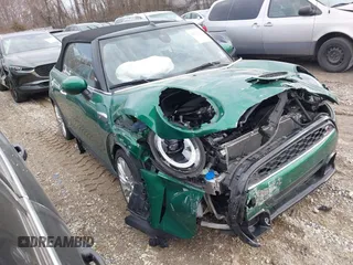 2024 MINI Convertible Cooper S with VIN WMW43DL0XR3R36812, listed as a IAAI auction lot 41271216 with 20,483 mi miles and . Bid and sale history available at DreamBid. Image 1.