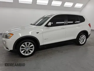 2013 BMW X3 xDrive28i with VIN 5UXWX9C59D0A15010, listed as a Copart auction lot 50263395 with 139,373 mi miles and Clean Title. Bid and sale history available at DreamBid. Image 1.