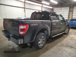 2022 Ford F-150 XL with VIN 1FTFW1E89NKE17674, listed as a Copart auction lot 45370215 with 36,154 mi miles and Salvage Title. Bid and sale history available at carsss.com. Image 3.