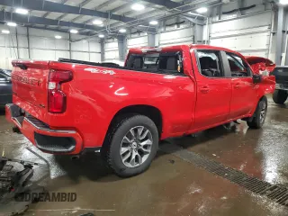 2021 Chevrolet Silverado 1500 RST with VIN 1GCUYEET1MZ132633, listed as a Copart auction lot 42804675 with 0 mi miles and Non Repairable. Bid and sale history available at carsss.com. Image 3.