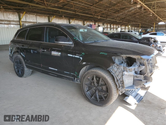2014 Audi Q7 3.0T Premium with VIN WA1CGAFE1ED017773, listed as a Copart auction lot 49461585 with 121,075 mi miles and Salvage Title. Bid and sale history available at carsss.com. Image 4.